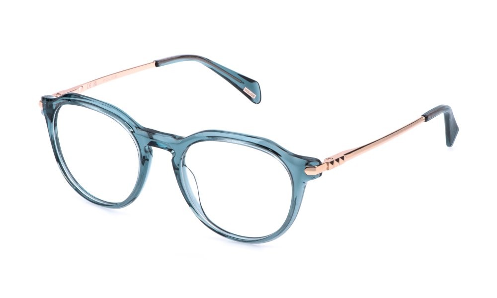 Brillen Police Stargazer 2 VPLT05 (0844) farbe verde acqua marina lucido 