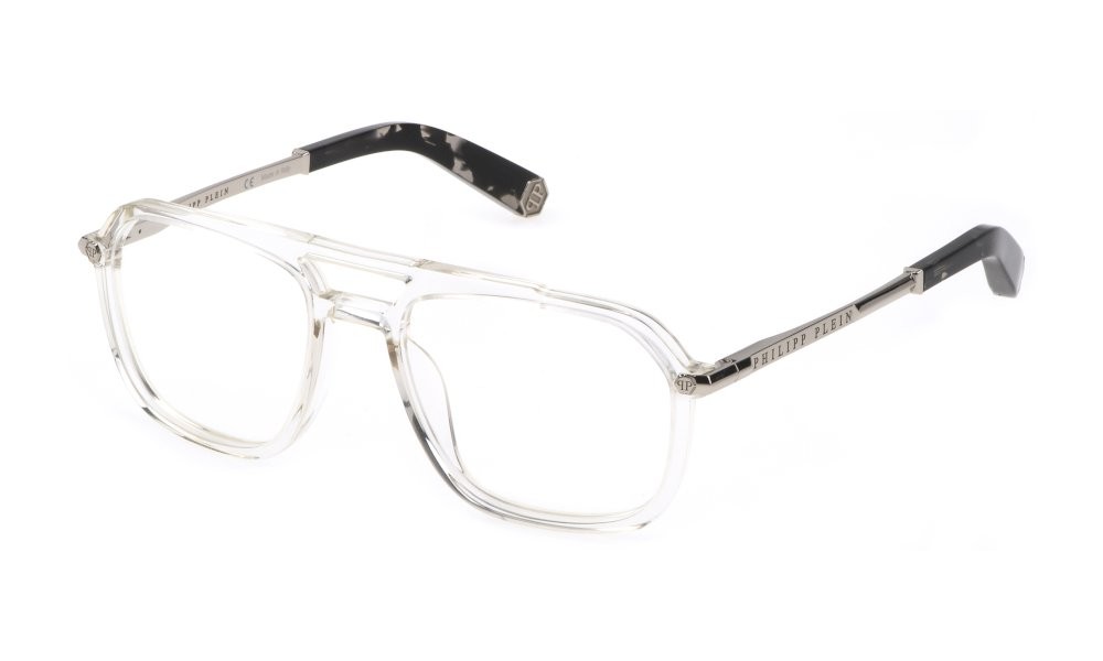 Brillen Philipp Plein VPP018M (0880) farbe cristallo lucido 