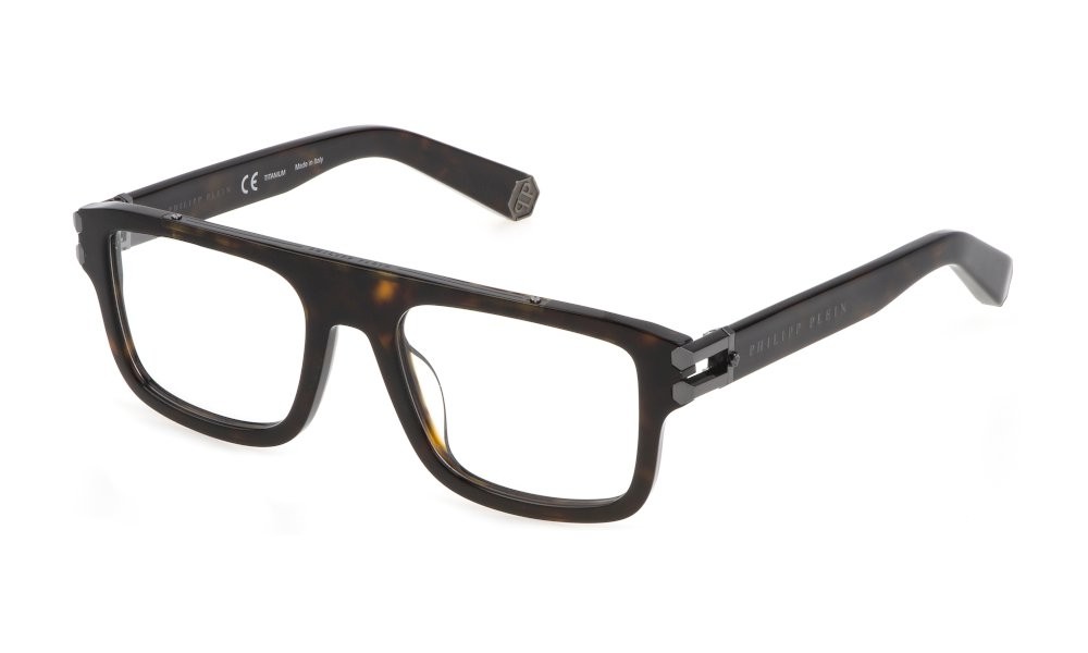 Occhiali da vista Philipp Plein VPP021M (0722) colore avana scura lucida 