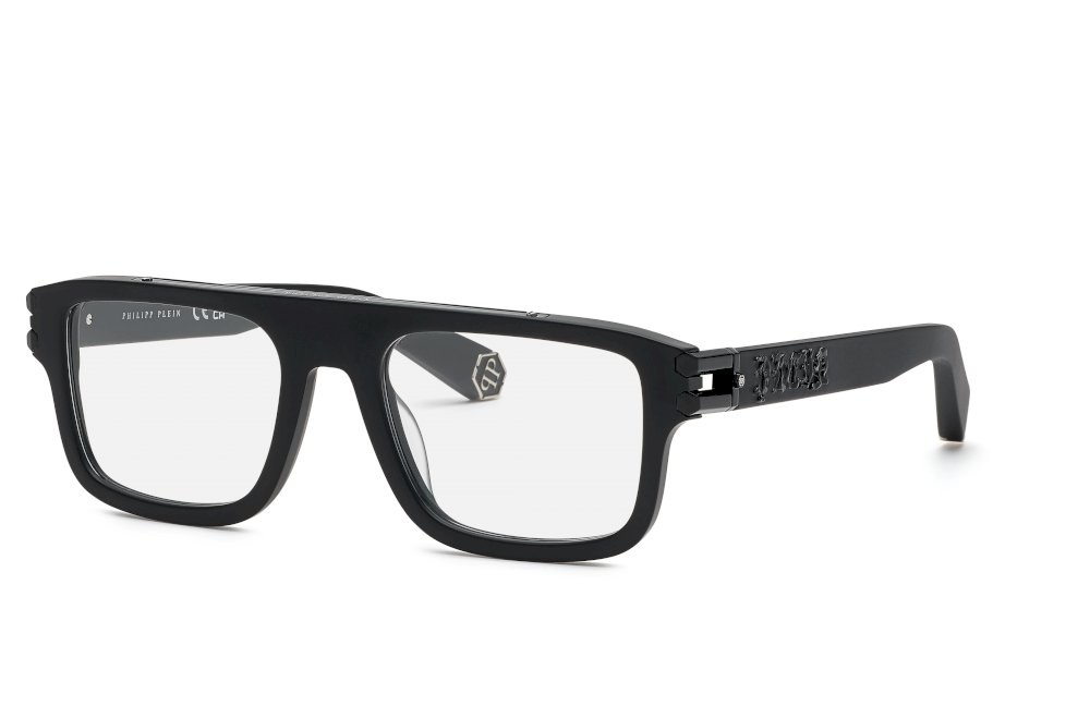 Occhiali da vista Philipp Plein Plein pleasure VPP021V (0703) colore nero sabbiato/opaco 