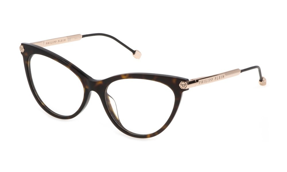Brillen Philipp Plein Plein flawless VPP037S (0722) farbe avana scura lucida 