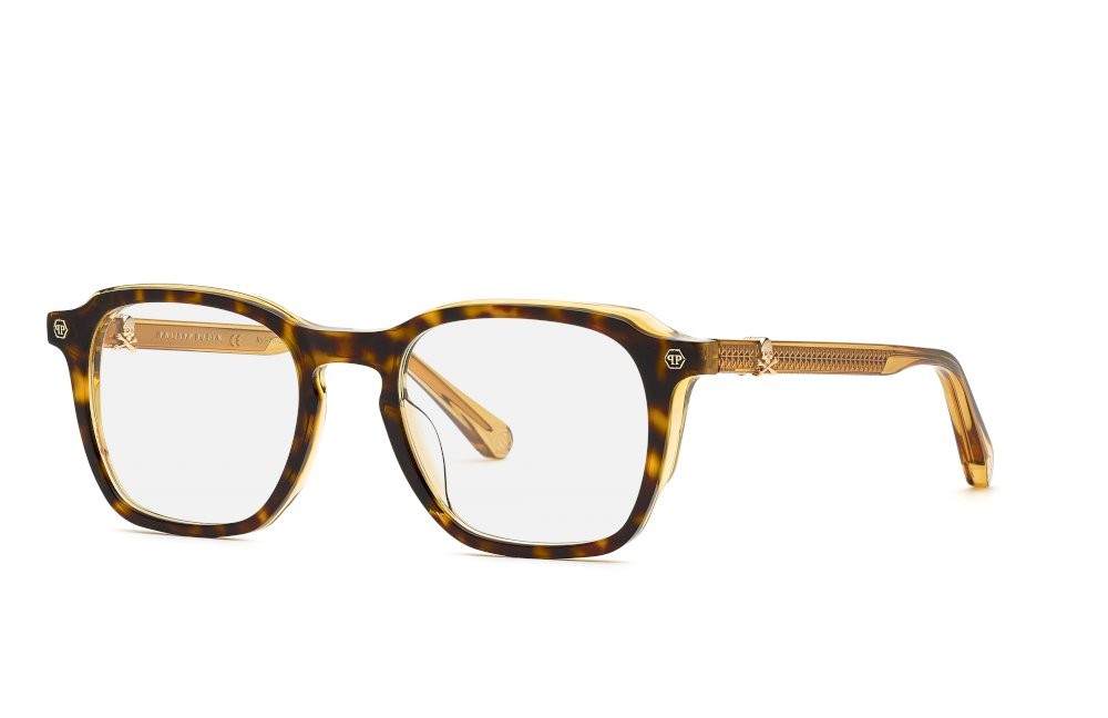 Occhiali da vista Philipp Plein Plein velvet sky amalfi VPP059V (0ADR) colore marrone - avana lucido 