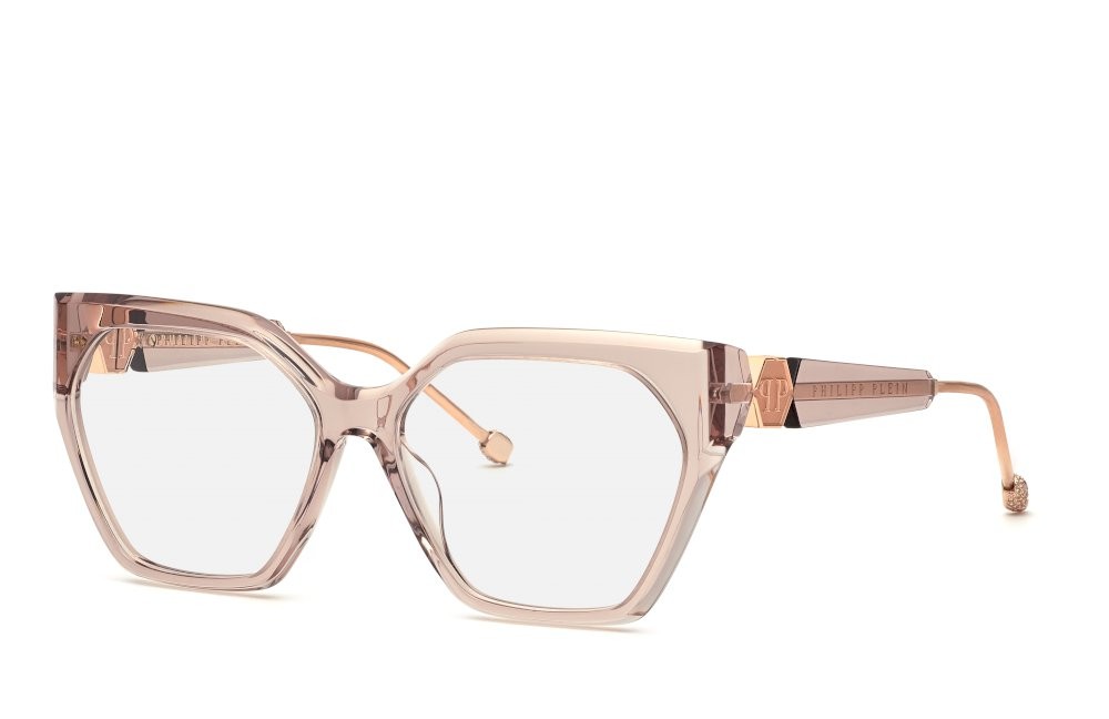 Occhiali da vista Philipp Plein Plein queen VPP068S (07T1) colore beige trasparente 