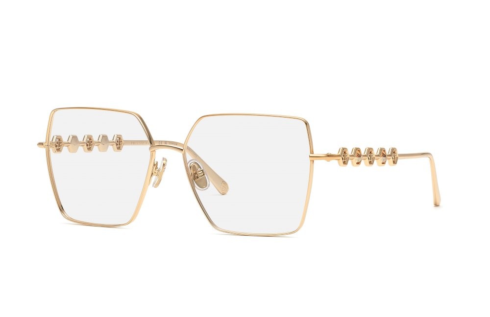 Occhiali da vista Philipp Plein Plein delight VPP071S (0300) colore oro rosè lucido totale 
