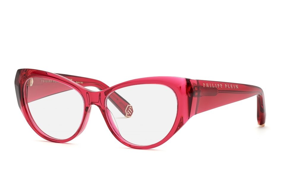 Occhiali da vista Philipp Plein VPP101 (0AGN) colore rosso trasparente 