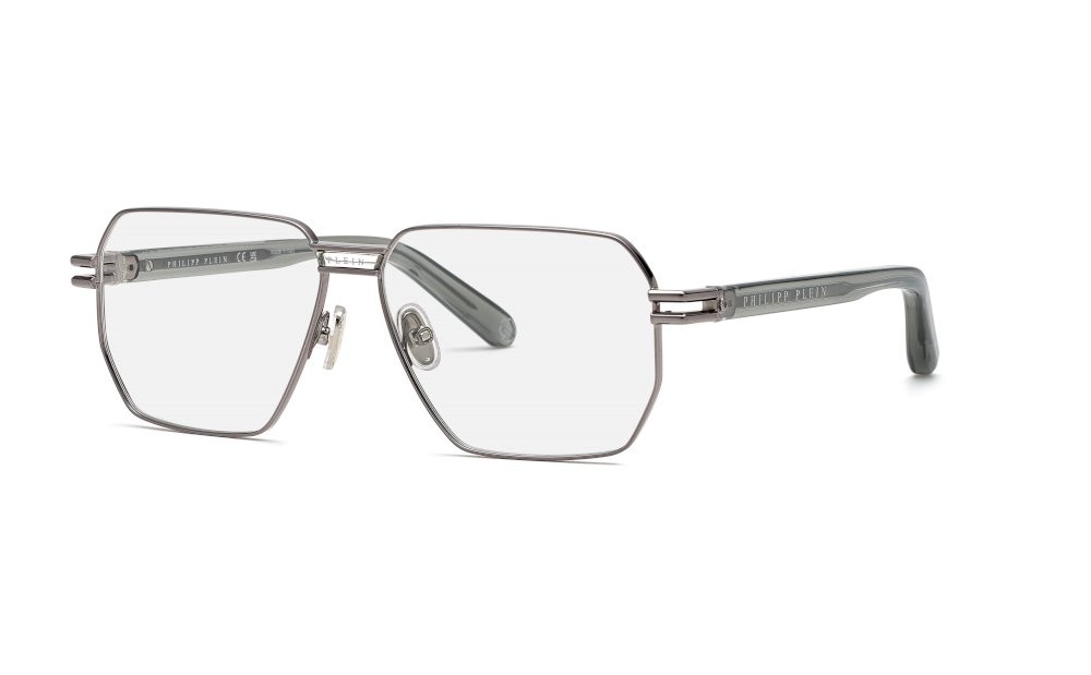 Occhiali da vista Philipp Plein VPP114M (0509) colore rutenio lucido totale 