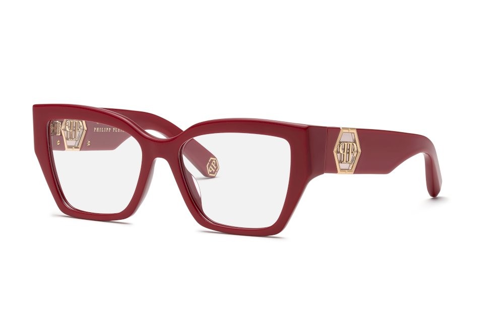 Occhiali da vista Philipp Plein Plein capture VPP164 (01CK) colore bordeaux 