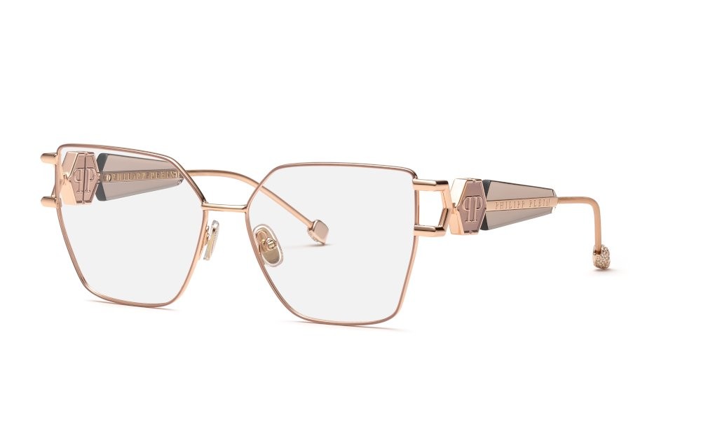 Occhiali da vista Philipp Plein Plein queen VPP166S (02AM) colore oro ramato lucido c/parti colorate 