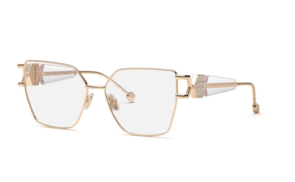 Occhiali da vista Philipp Plein Plein queen VPP166S (0300) colore oro rose' lucido totale 