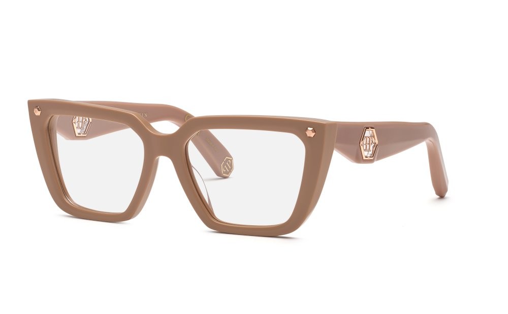 Occhiali da vista Philipp Plein Plein muse VPP191 (09LH) colore beige cipria pieno lucido 