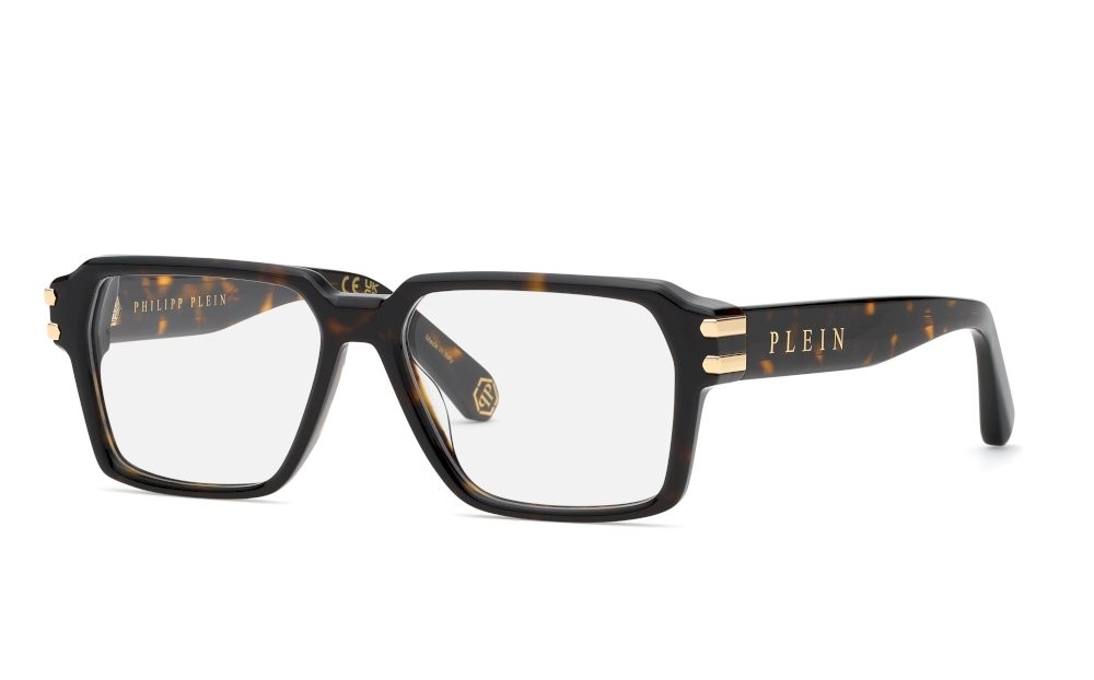 Occhiali da vista Philipp Plein Plein icon VPP223 (0722) colore avana scura lucida 