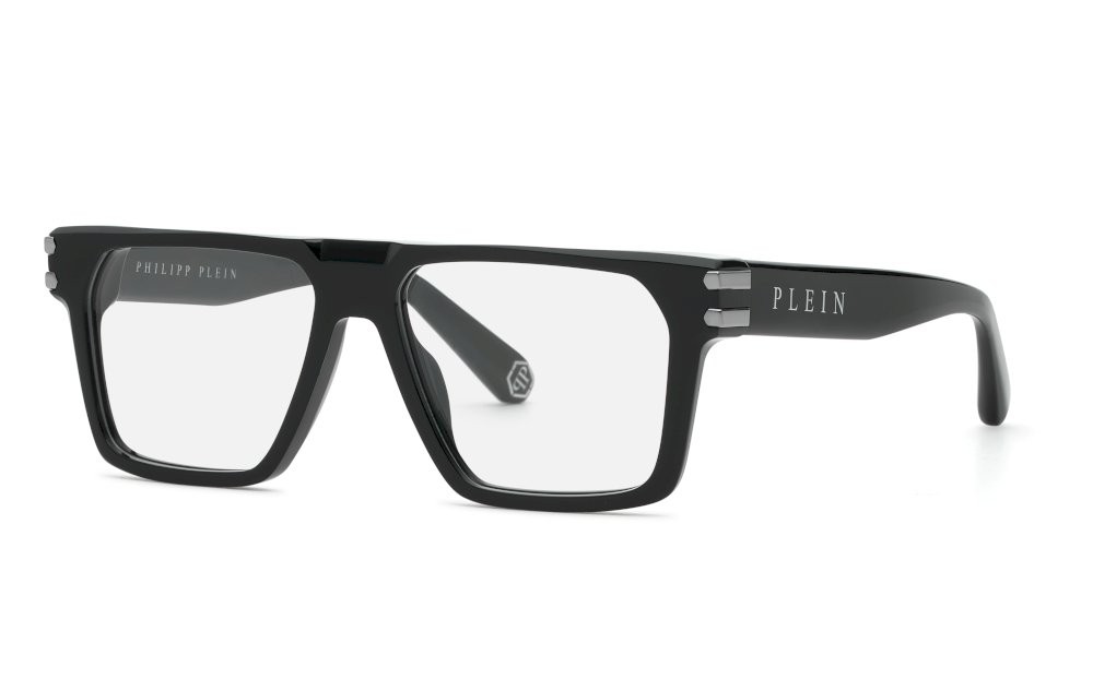 Occhiali da vista Philipp Plein Plein icon VPP224 (0700) colore nero lucido 