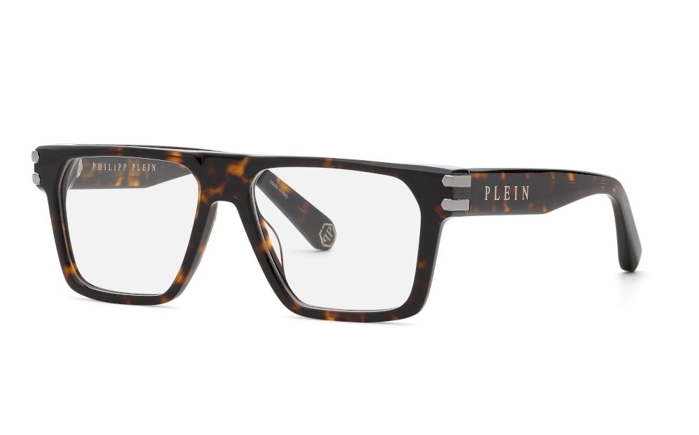 Occhiali da vista Philipp Plein Plein icon VPP224 (722Y) colore avana scura lucida 