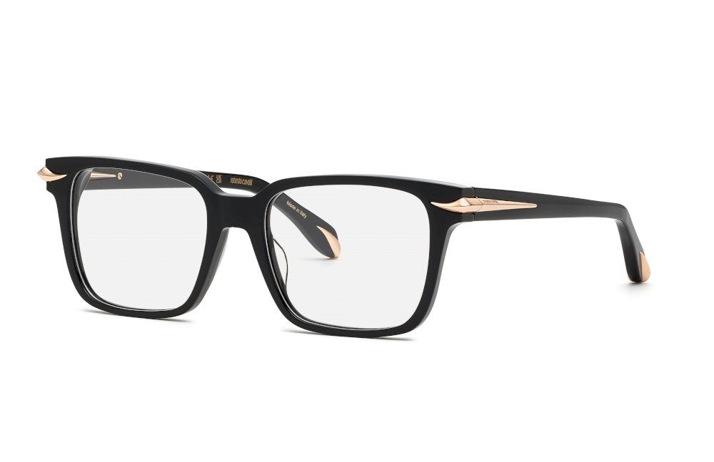 Occhiali da vista Roberto Cavalli VRC019M (0700) colore nero lucido 
