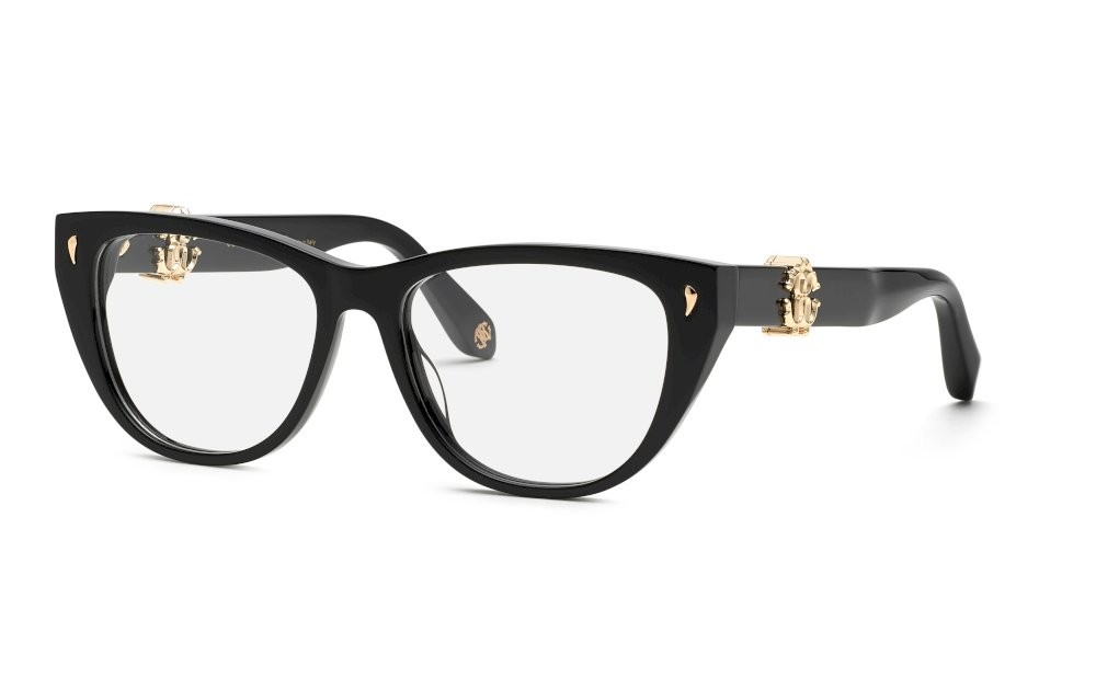 Eyeglasses Roberto Cavalli VRC045 (0700) color nero lucido 