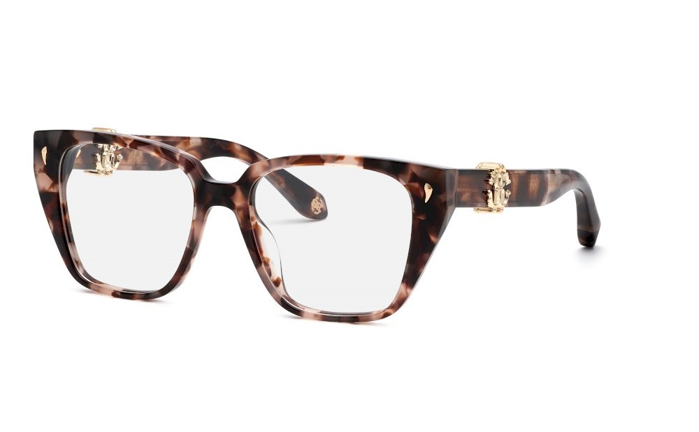Eyeglasses Roberto Cavalli VRC046 (01GQ) color avana marrone/rosa 