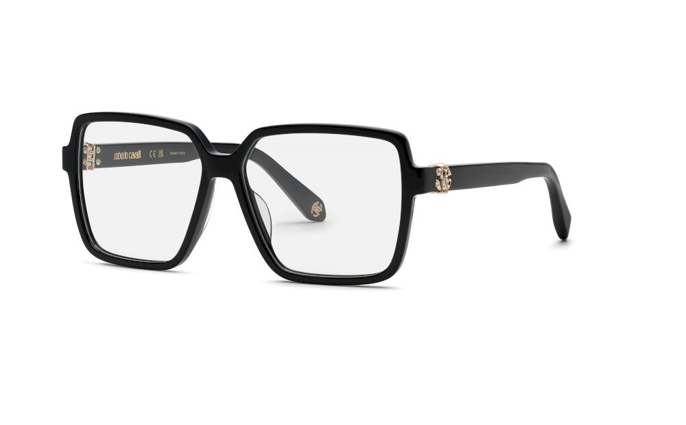 Occhiali da vista Roberto Cavalli VRC050M (0700) colore nero lucido 