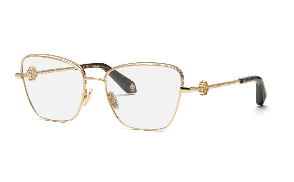Eyeglasses Roberto Cavalli VRC069V (300V) color oro rose' lucido 