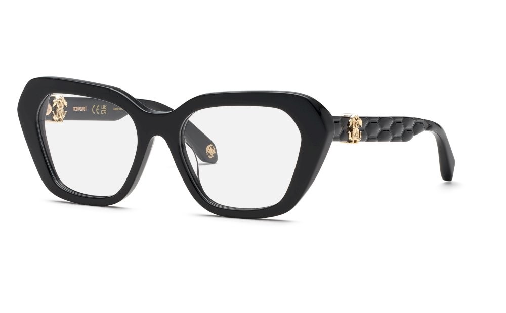 Eyeglasses Roberto Cavalli VRC070V (0700) color nero lucido 