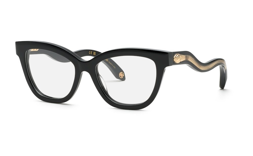 Eyeglasses Roberto Cavalli VRC072 (0700) color nero lucido 