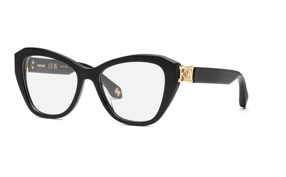 Eyeglasses Roberto Cavalli VRC099 (0700) color nero lucido 