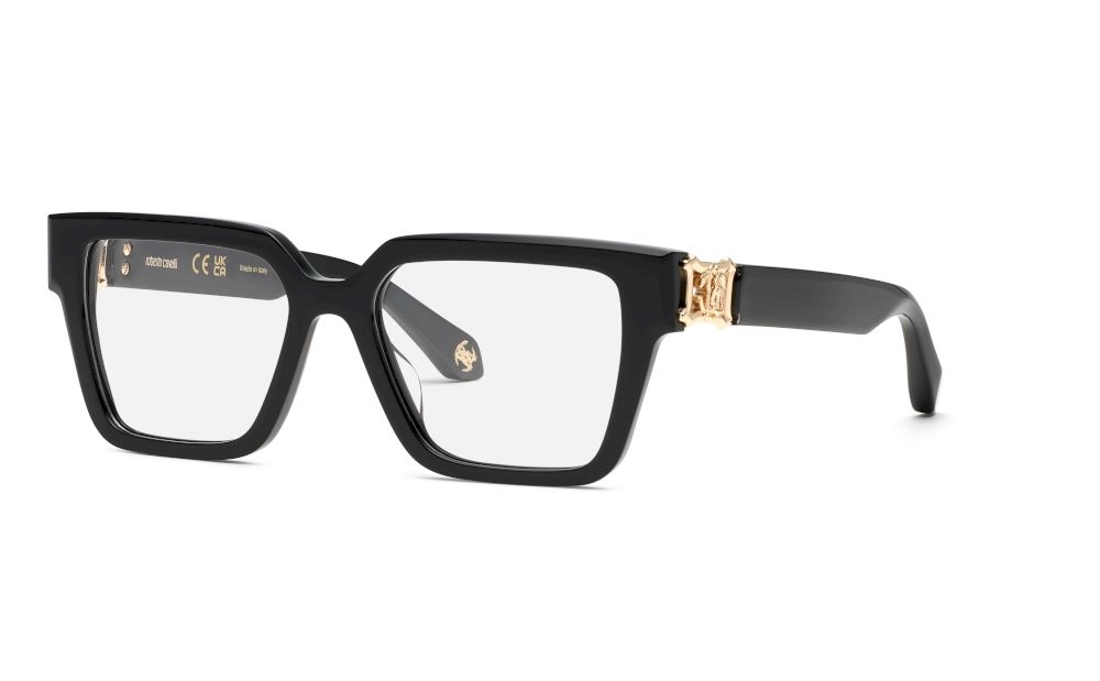 Occhiali da vista Roberto Cavalli VRC100 (0700) colore nero lucido 