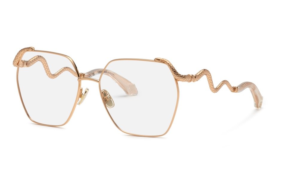 Eyeglasses Roberto Cavalli VRC103 (08FC) color oro ramato lucido 