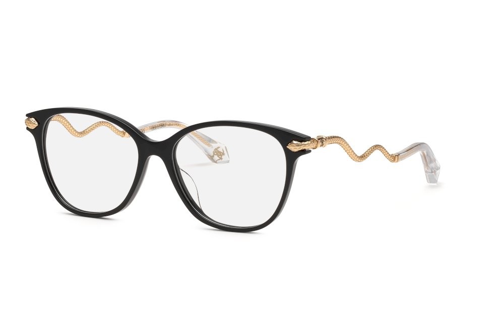 Eyeglasses Roberto Cavalli VRC121 (0700) color nero lucido 