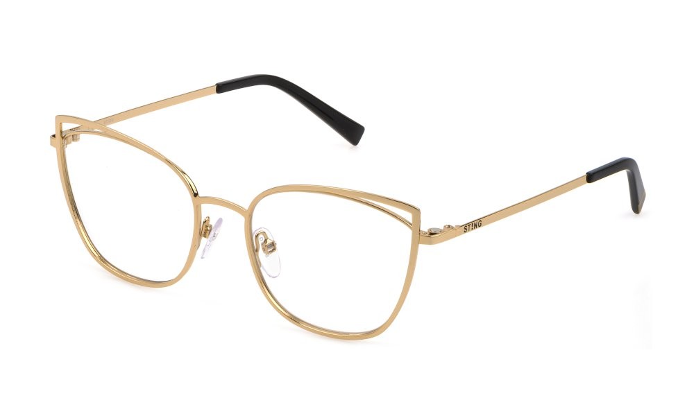 Eyeglasses Sting Foliage 1 VST394 (0300) color oro rosè lucido totale 