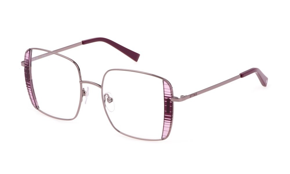 Eyeglasses Sting Breathe 1 VST395V (08K1) color viola roman cangiante lucido 
