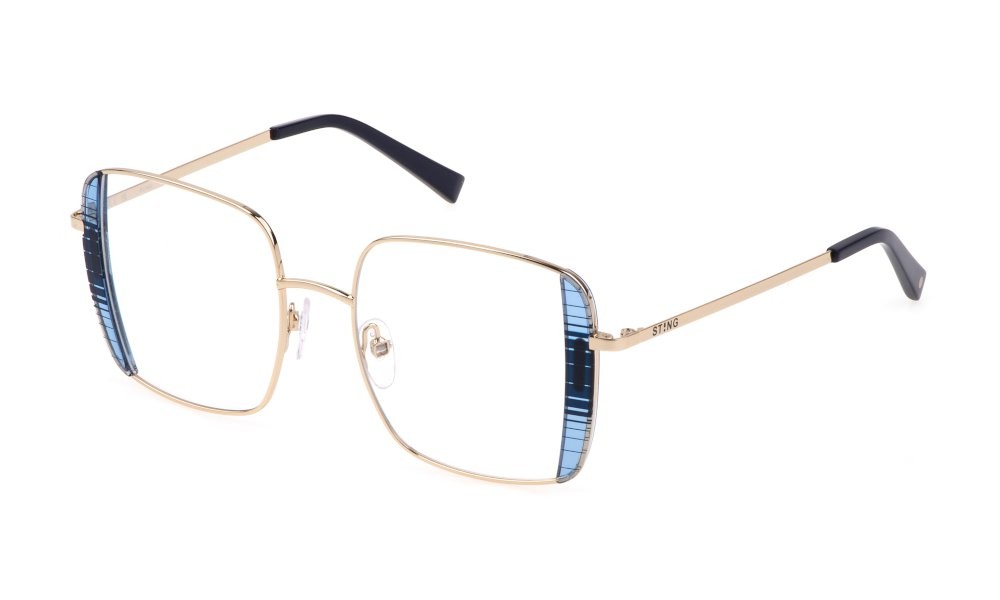 Occhiali da vista Sting Breathe 1 VST395V (594Y) colore oro chiaro lucido 