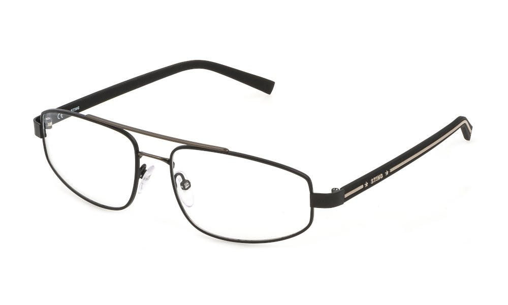Occhiali da vista Sting Walk 1 VST401 (0H38) colore bachelite c/parti nero opaco 
