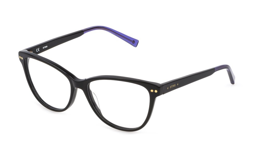 Eyeglasses Sting Honest 4 VST419 (0BLK) color nero super black 