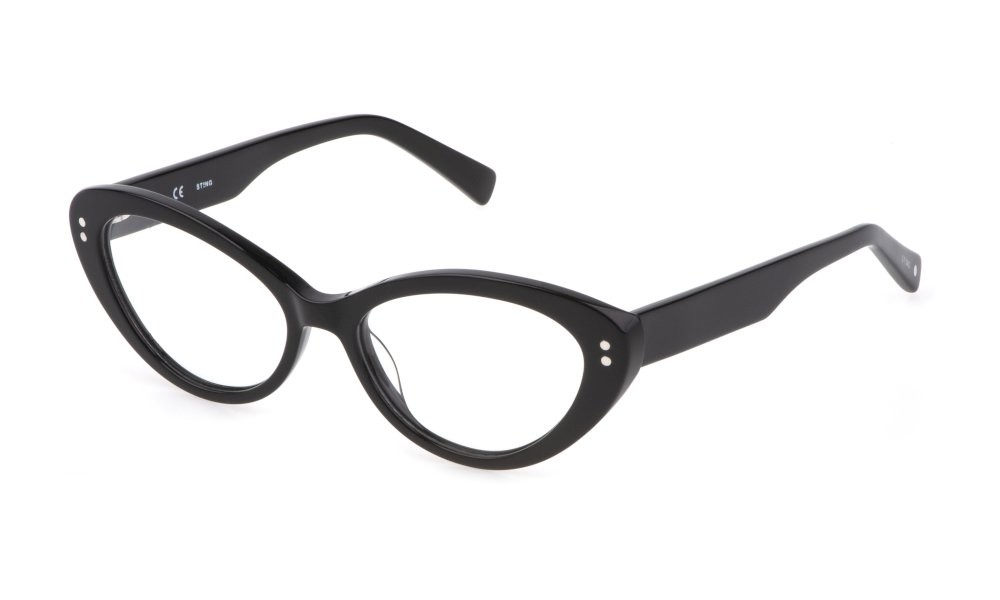 Eyeglasses Sting Free 6 VST422 (0700) color nero lucido 