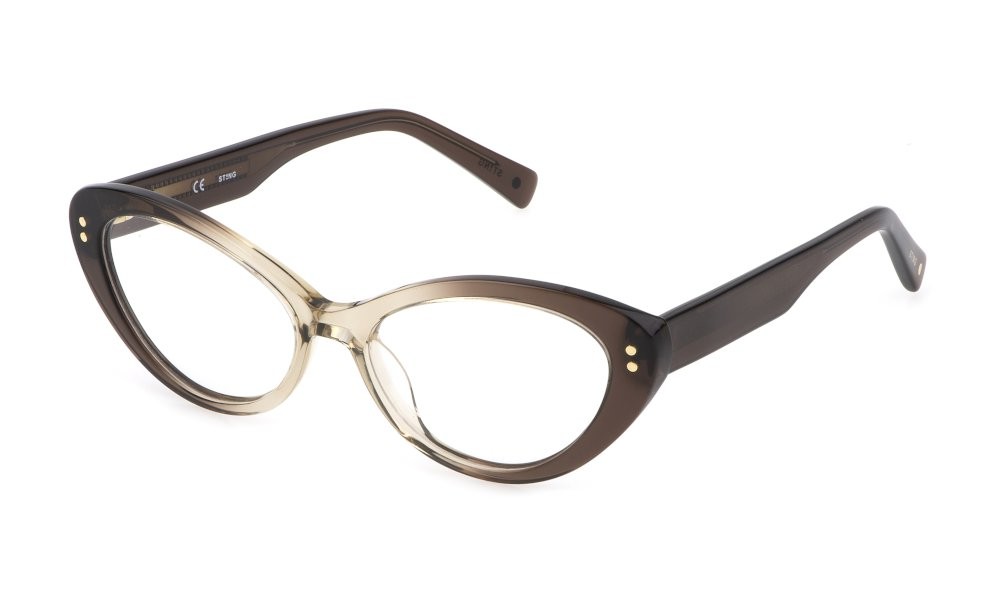 Occhiali da vista Sting VST422N (0N66) colore marrone chiaro sfumato marrone scuro 