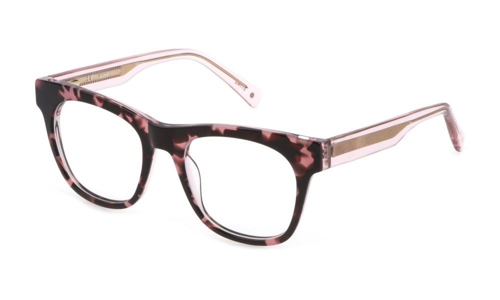 Eyeglasses Sting Free 7 VST423 (06R9) color avana rosa - rosa trasparente 