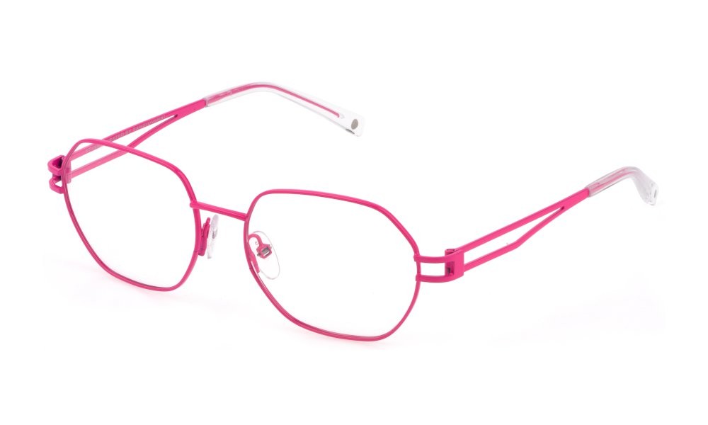 Occhiali da vista Sting VST467 (0SM8) colore rosa pieno lucido 
