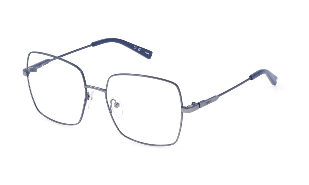Occhiali da vista Sting Planet 1 VST474 (08A3) colore azzurro c/parti blu lucido 
