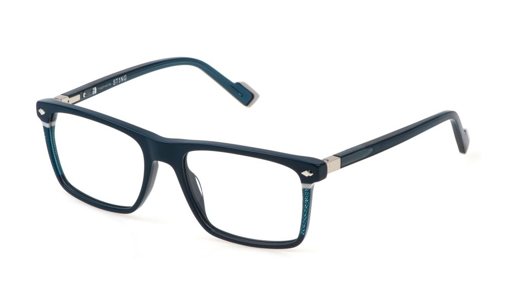Occhiali da vista Sting VST500 (04G5) colore blu lucido 