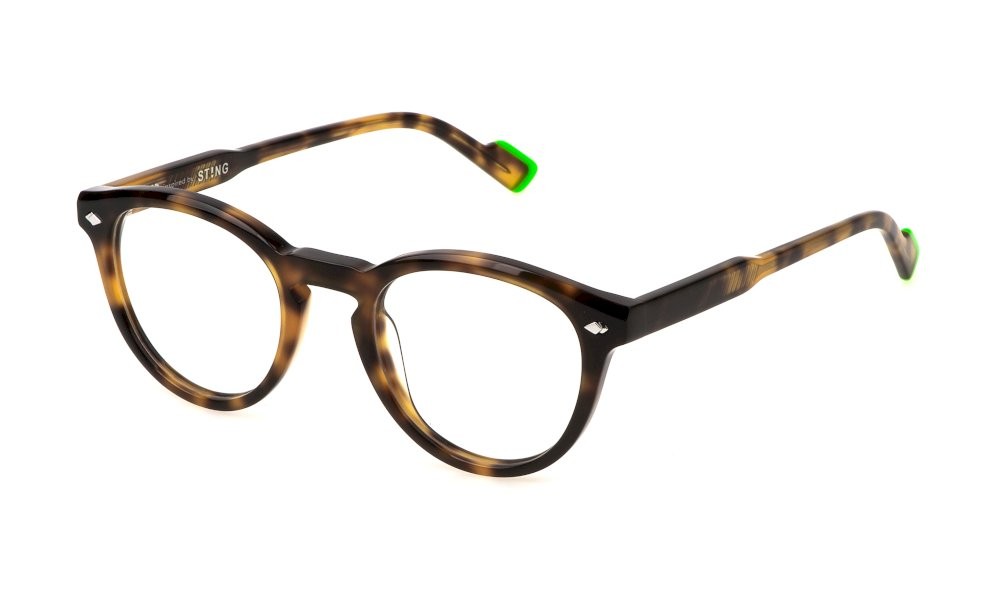 Occhiali da vista Sting VST505L (0741) colore avana gialla lucida 