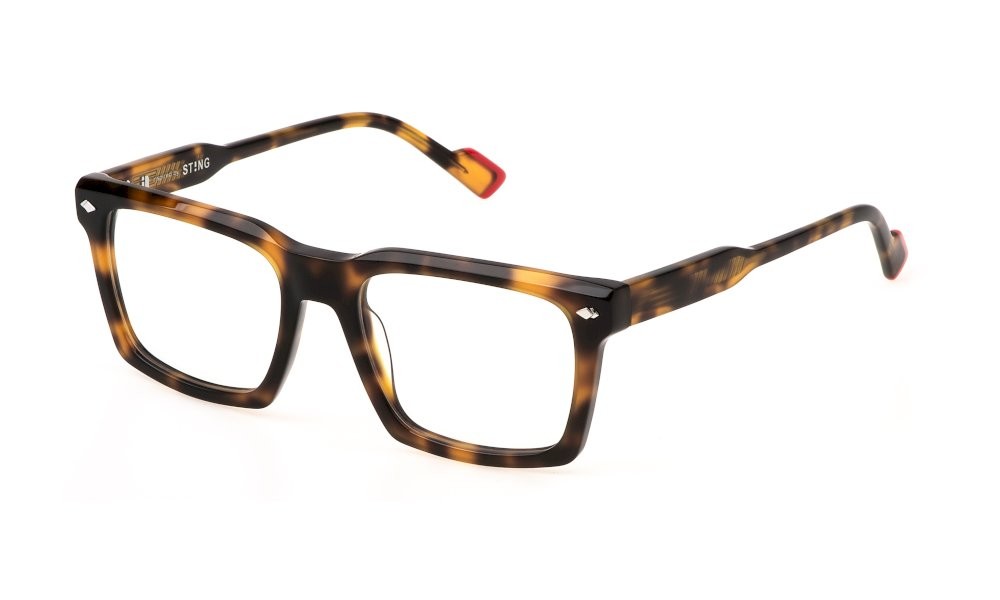 Occhiali da vista Sting VST507L (0741) colore avana gialla lucida 
