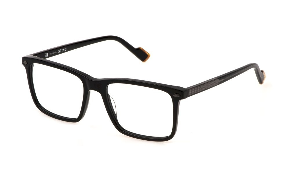 Eyeglasses Sting VST508 (0700) color nero lucido 