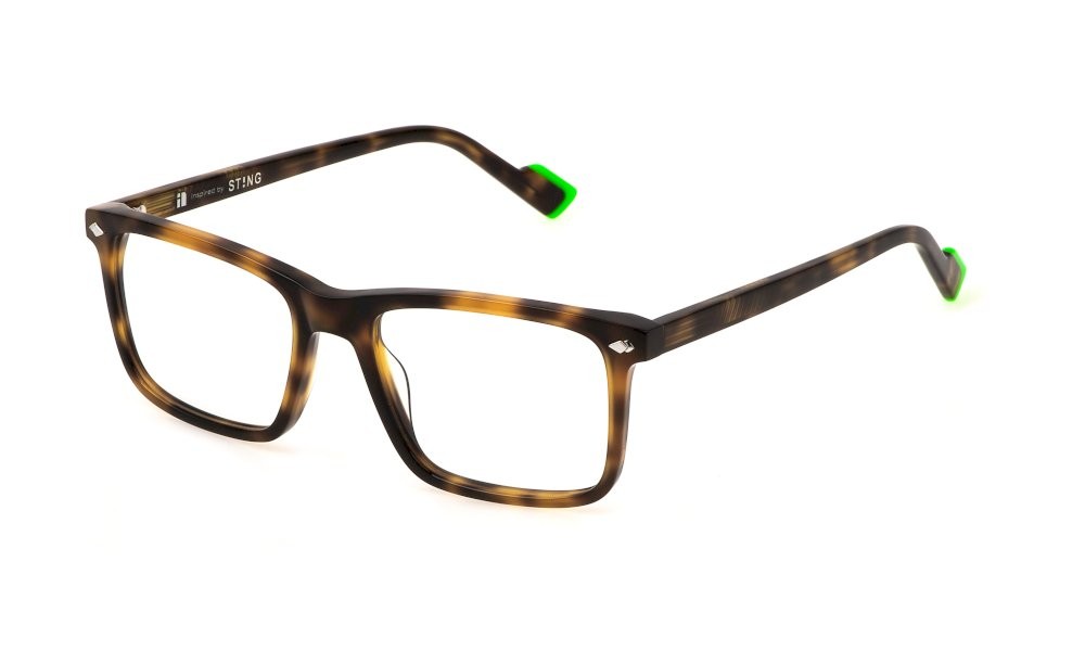 Occhiali da vista Sting VST508L (0741) colore avana gialla lucida 