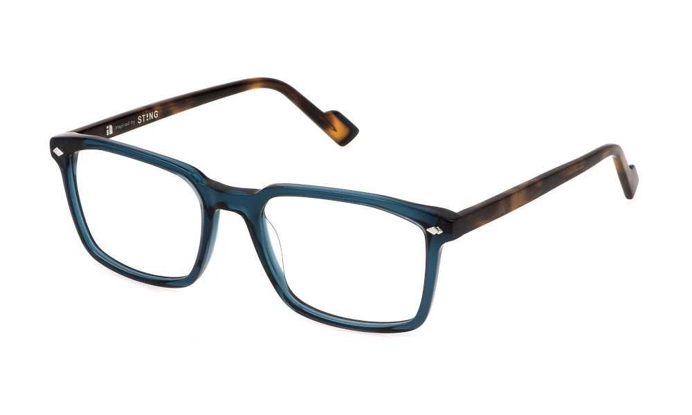 Eyeglasses Sting VST511 (0U11) color blu trasparente 