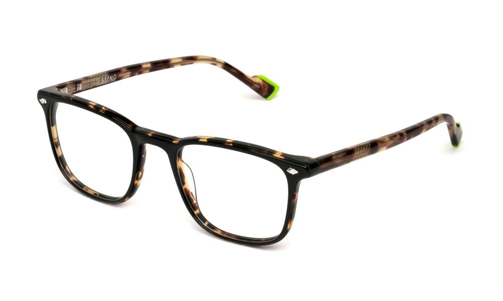 Occhiali da vista Sting VST524 (0U64) colore top nero+avana lucido 