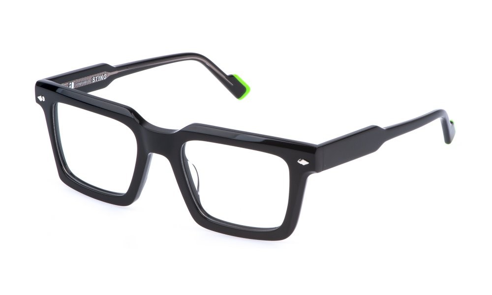 Eyeglasses Sting VST526 (0700) color nero lucido 
