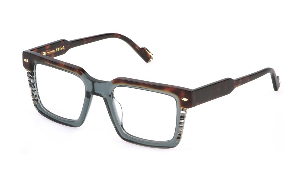 Occhiali da vista Sting VST526V (0819) colore grigio trasparente lucido 