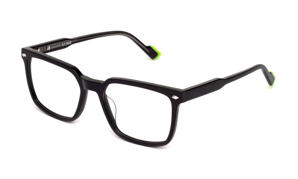 Occhiali da vista Sting VST528 (0700) colore nero lucido 