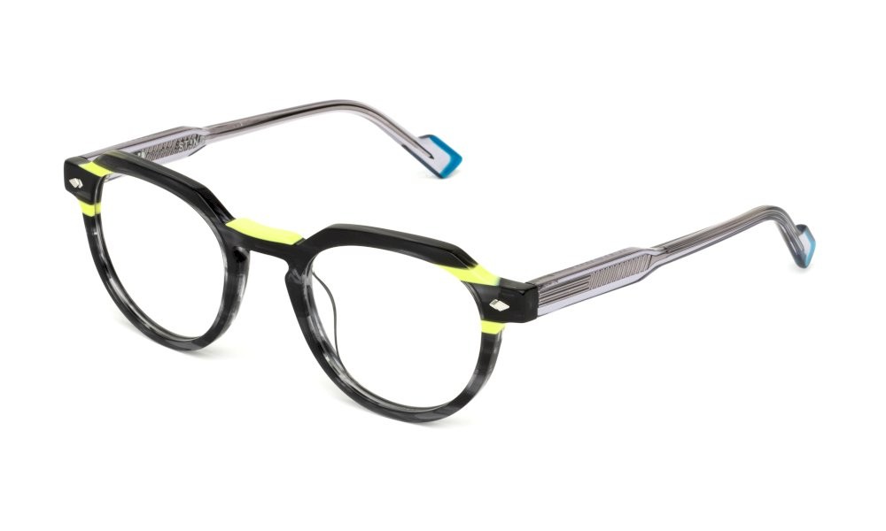 Eyeglasses Sting VST529V (09T8) color grigio striato lucido 