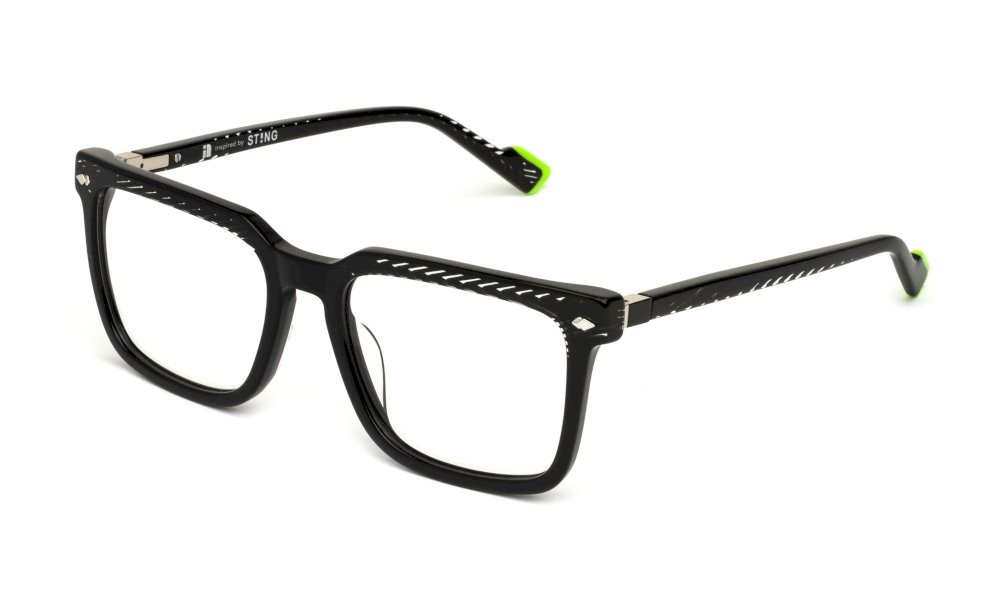 Occhiali da vista Sting VST530 (0700) colore nero lucido 